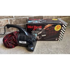 EUC Vintage Dirt Devil 500 WC Handheld Corded Vacuum Handvac + Attachments
